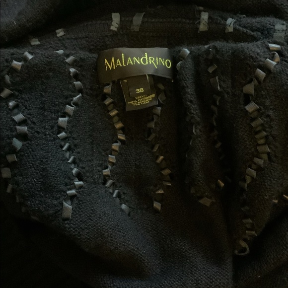 Malandrino cashmere sweater women’s Sz EU 38 black - Picture 13 of 16